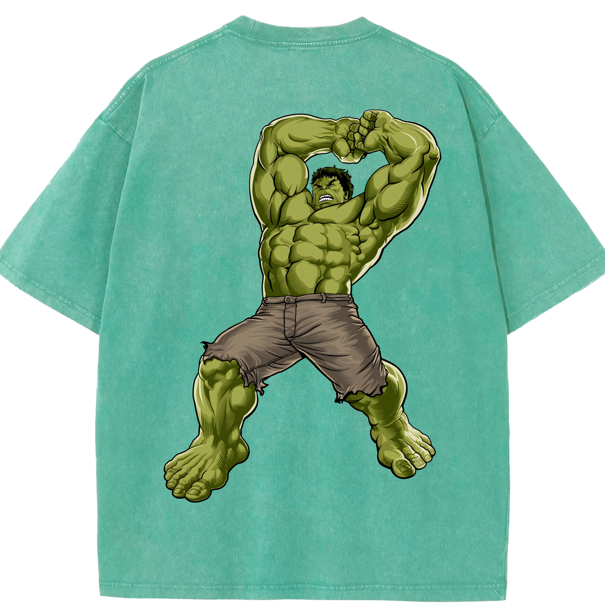 （画像用） アベンジャーズ The Avengers 綿100% ヴィンテージ風 半袖Tシャツ（背面プリント）